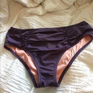 High waisted bikini bottoms